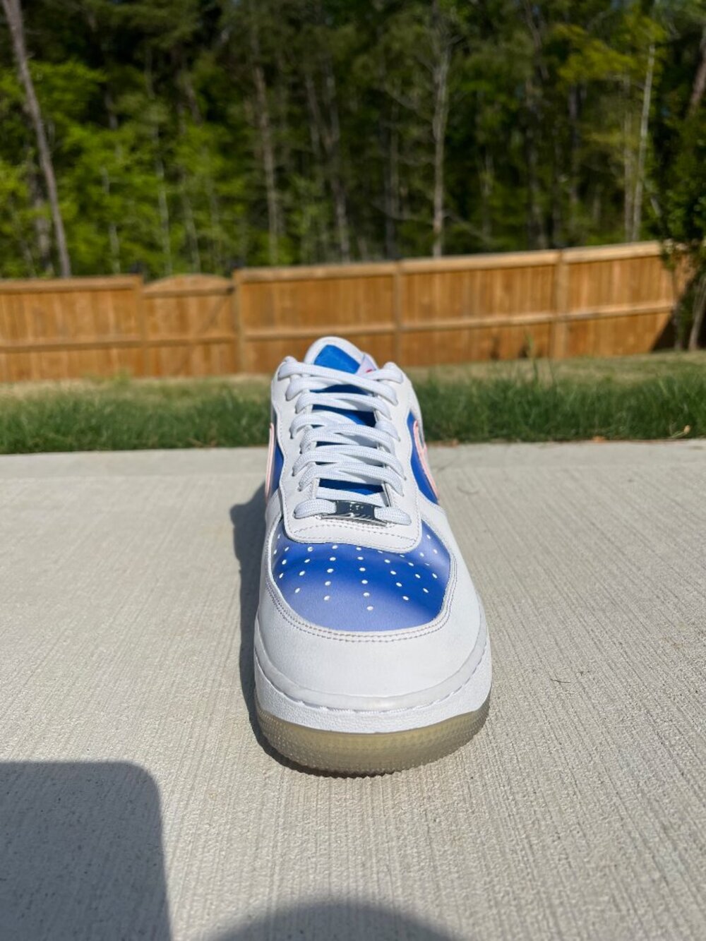 Nike air force 1 low New Jersey Nets hardwood classics 100% authentic - Picture 5 of 14